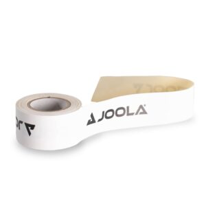 joola pickleball paddle edge tape - protects edge guard & covers lead tape for pickleball paddles - white, fits any brand & most sizes of pickleball rackets - 5 meter extra long roll for 6 racquettes