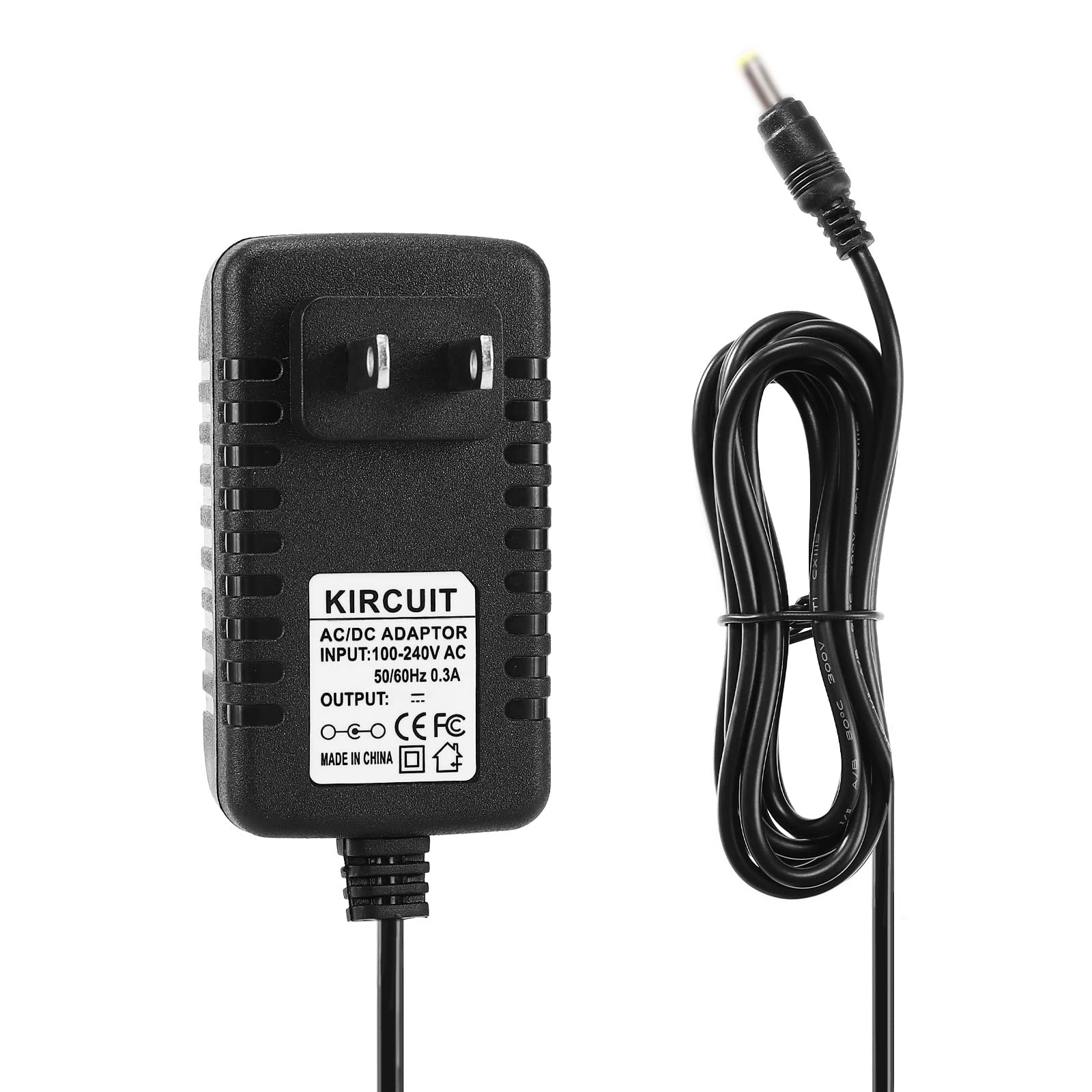 Kircuit Wall AC Power Adapter Compatible with Radio Shack PRO-39 PRO 60 PRO 29 Cat. No. 20-509 270-1560 270-1560A 20-188 200-0188 PRO-74 Cat. No. 20-513 PRO-43 Cat. No. 20-300 PRO-62 PRO-70