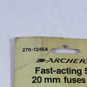 Archer 270-1246A Fast Acting Fuse 3A 250V 2 Pack