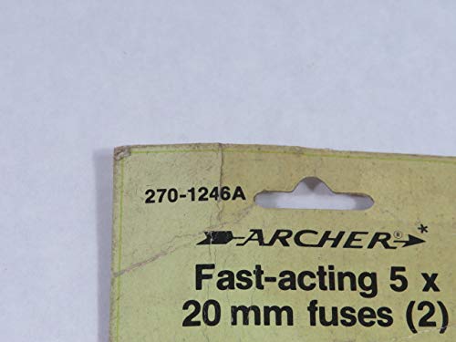 Archer 270-1246A Fast Acting Fuse 3A 250V 2 Pack