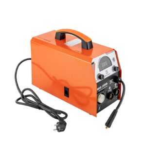 270A Portable Welding Machine, MIG/ARC/Lift TIG 3 In 1 Gas Welder Machine, 110/220V Dual Voltage Gas Welder, Flux Core Welder Inverter (270A, Orange)