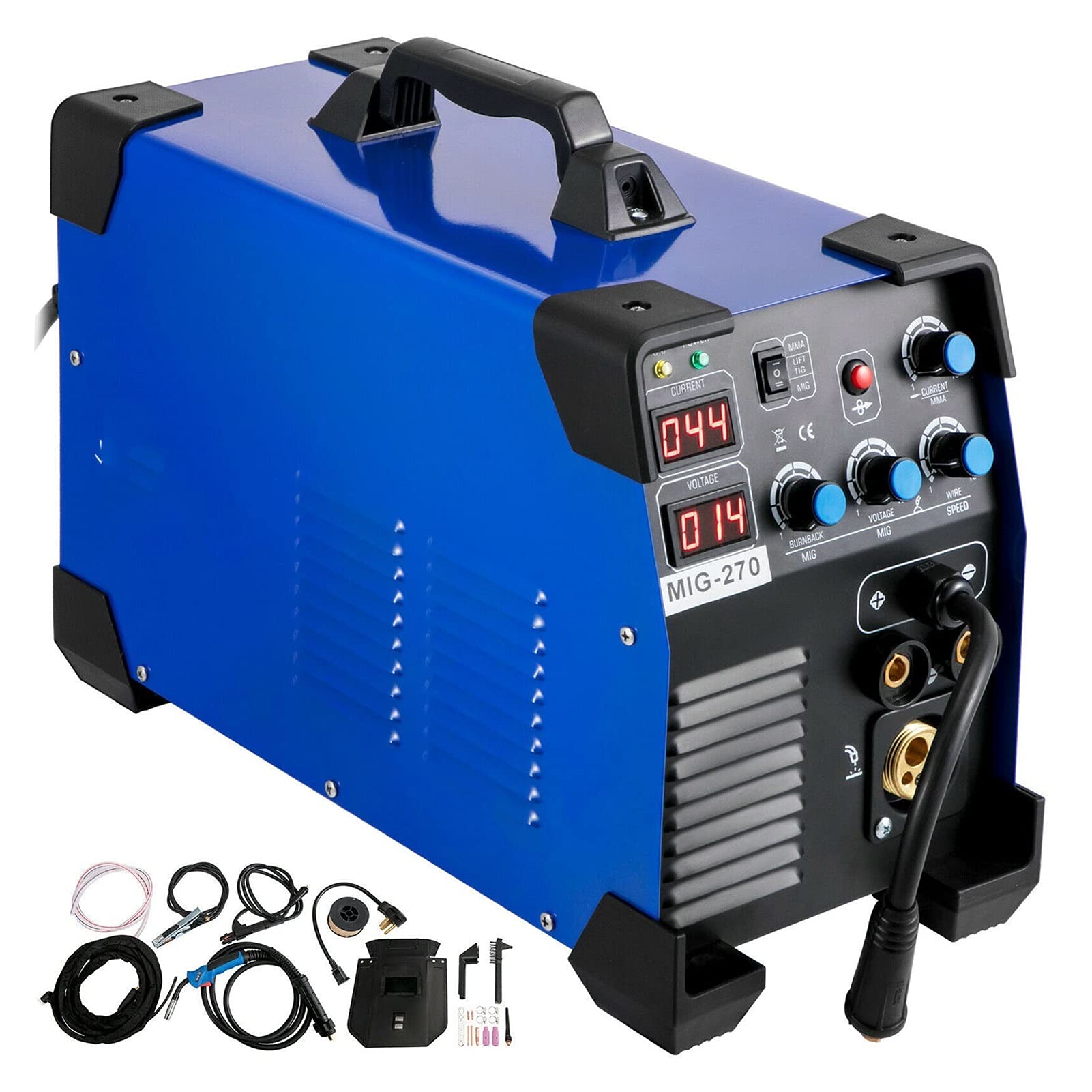 QYTEC Welding Machine MIG MMA TIG 3 in 1 Mig Welder Welding Machine 270A MIG MMA Welder Combo Automatic Welding Machine