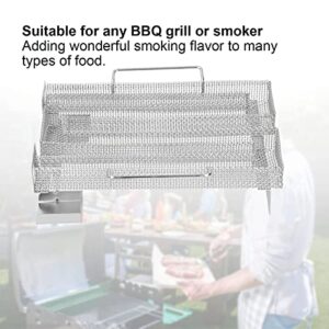 AUNMAS Cold Smoke Generator for Cold Smoke Generator, Smoker Tray BBQ High M Shaped Cold Smoke Generator Barbecue Net BBQ Smoker Grill for Cold Hot Smoking Cheese Pork