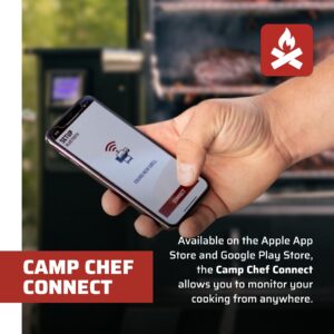 Camp Chef XXL Pro Vertical Smoker - Wifi Enabled & Precise Temp Control - Outdoor Cooking Equipment - Grey