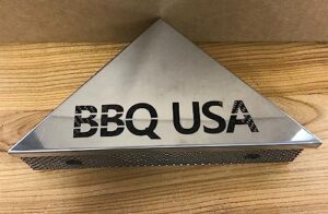bbq usa wedgie - stainless steel - bbq pellet smoker box