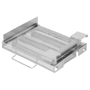 High M Shaped BBQ Cold Smoke Generator for Grilling Meat and Veggies, Stainless Steel Smoker Tray for Cold/Hot Smoking