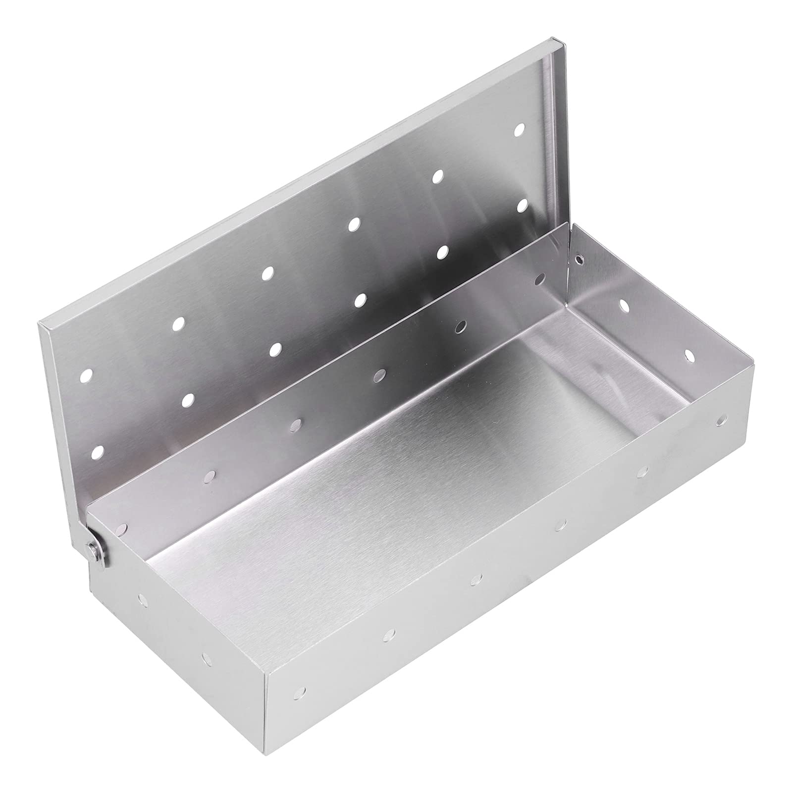 Yitre Barbecue Grill Box, for Party for Picnic for Family Wood Chip Smoker Box Stainless Steel