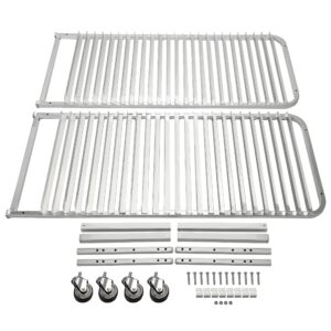 Kojem 6 Pcs 25-Tier Adjustable Screen Printing Rack Aluminum Drying Rack 25 Screen Capacity Paint Drying Rack