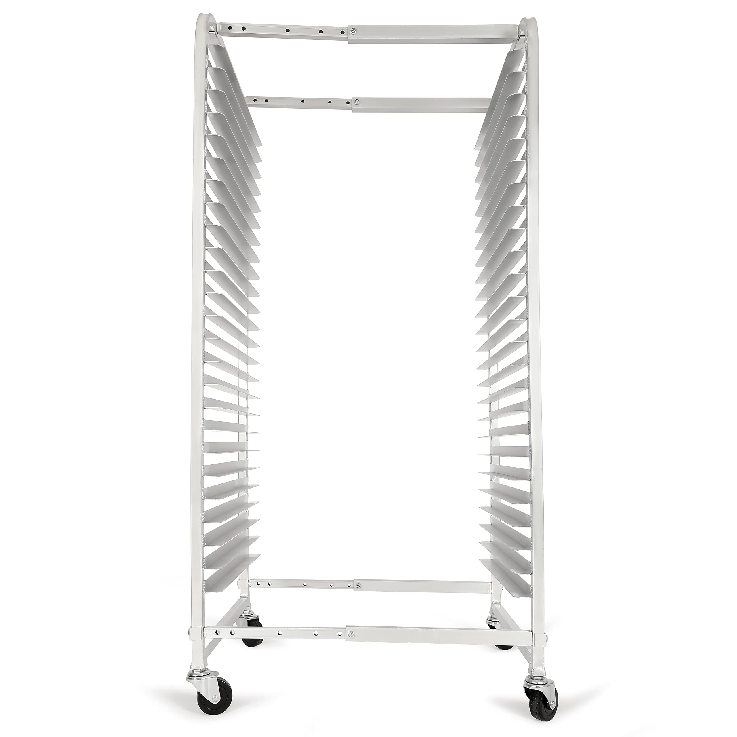 Kojem 6 Pcs 25-Tier Adjustable Screen Printing Rack Aluminum Drying Rack 25 Screen Capacity Paint Drying Rack