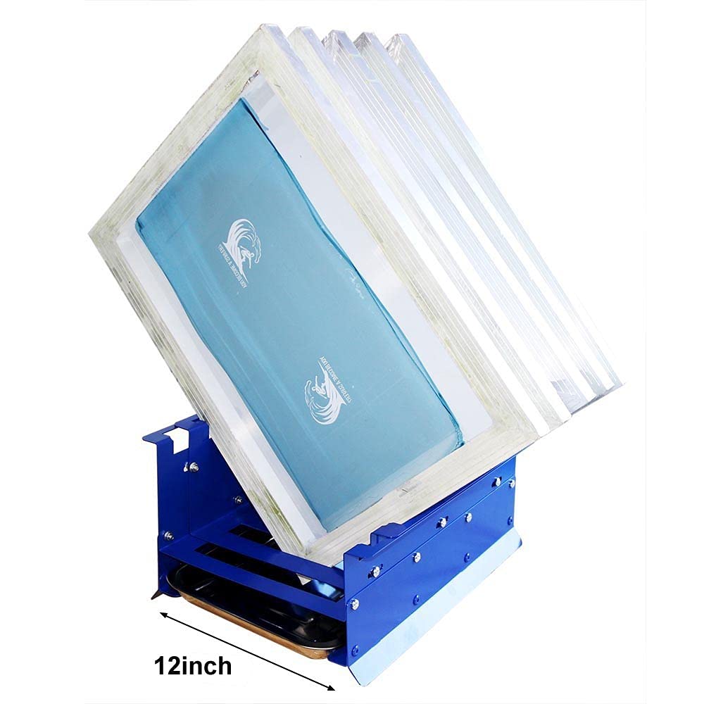 TECHTONGDA Screen Frame Drying Rack Drainer Rack for Silk Screen Printing Frame Holder Width Adjustable