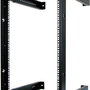 16U Open Wall Mount Frame Rack - Adjustable Depth 18"- 30"