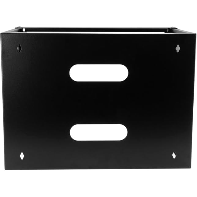 StarTech.com 8U Wall Mount Patch Panel Bracket - 13.75 inch Deep - 19" Patch Panel Rack for Shallow Network Equipment- 80lbs Capacity (WALLMOUNT8)