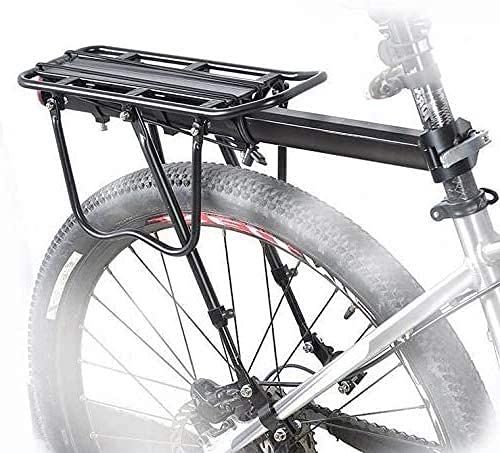 COMINGFIT 110 Lbs Capacity Almost Universal Adjustable Bike Luggage Cargo Rack Bicycle Accessories Equipment Stand Footstock Bicycle Carrier Racks