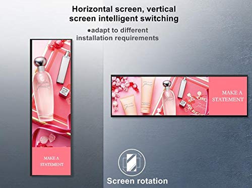 DHL/UPS for 22.9 inch Stretched Bar LCD Panel G229HAN01.0 with 1920X165,500 cd/m²,Supermarket Shelf Screen Support Android,Outline(mm) 587.08 × 62.05 × 10.71 (H×V×D)