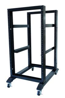 RAISING ELECTRONICS 20U 3FT 4 Post Open Frame 19inch Server/Audio Rackinch 16inch Deep