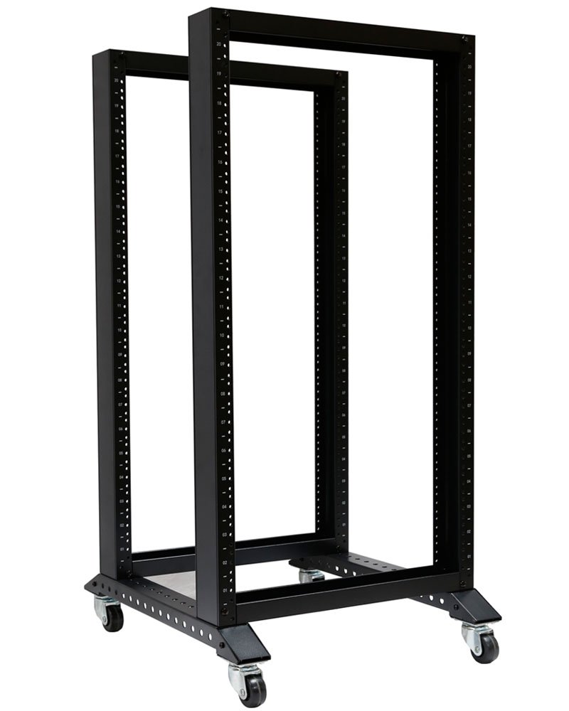 RAISING ELECTRONICS 20U 3FT 4 Post Open Frame 19inch Server Rack 31inchDeep