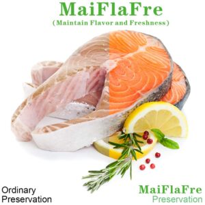 MaiFlaFre 100 Plus Quart 10X13 Vacuum Sealer Bags with Commercial Grade, BPA Free, Heavy Duty.Vacuum Sealer Freezer Bags Compatible with Any Types Vacuum Sealer