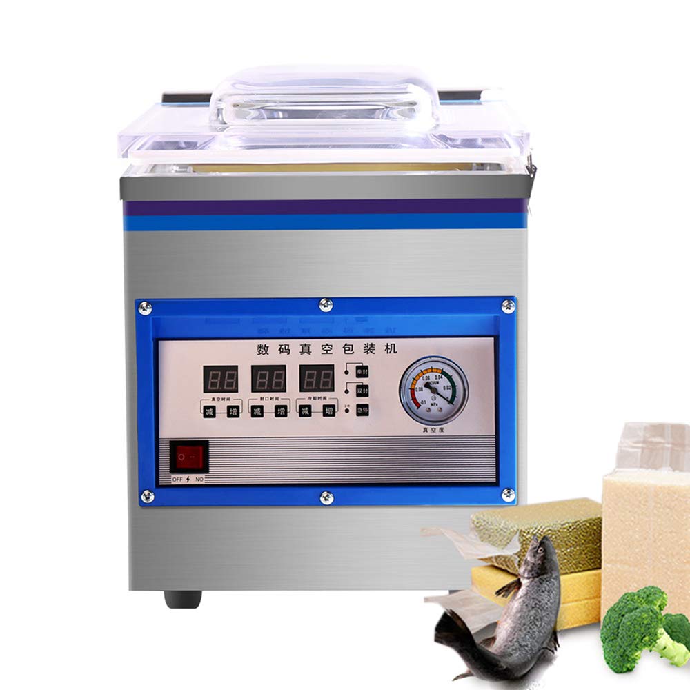 Vacuum Sealer Food Saver Vacuum Sealer Machine 360W Commercial Vacuum Sealer Automatic Digital Vacuum Packing Sealing Machin for Kitchen Food Preservation