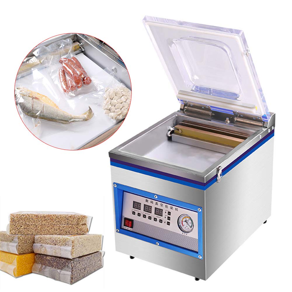 Vacuum Sealer Food Saver Vacuum Sealer Machine 360W Commercial Vacuum Sealer Automatic Digital Vacuum Packing Sealing Machin for Kitchen Food Preservation