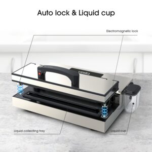 Vesta Precision Vac'n Seal Pro II Vacuum Sealer - Smart Seal Design, Full Speed Operation, Effortless Heavy Workload, Patented Cutter Box Bags, Designed and Serviced in USA