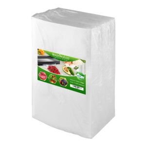 surpoxyloc 4mil100 gallon size11x16inch vacuum freezer sealer bags for food,bpa free, sous vide vaccume safe,universal design pre-cut bag and work with any types vacuum sealer