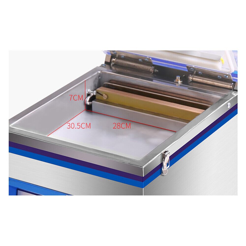 HuaShuani Chamber Vacuum Sealer, ZK-260 Professional Digital Vacuum Food Preservation Sealing Machine, 110V 360W Large Independent Vacuum Pump, Food Medicine Vacuum Preservation