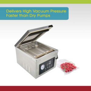 Chamber Vacuum Sealer by Vesta Precision - Chamber Vac C17v | High-Speed 950-Watt Oil Pump | Extends Food Freshness | Ideal for Sous Vide Cooking | Perfect for Commercial Kitchens