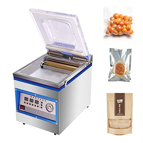 Chamber Vacuum Sealer, 1.8L 360W Kitchen Food Chamber Vacuum Sealer Stainless Steel Bag Sealer Food Chamber Tabletop Vacuum Sealer Machine, for Vacuum Sealing of Various Heat Sealing Vacuum Bags