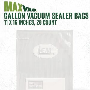 LEM Gallon Bags 11" x 16" 100 Count