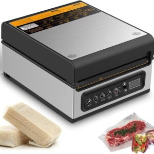 inBEKEA Chamber Vacuum Sealer Machine, 240W Commercial Vacuum Sealing Machine, 25.4 cm Sealing Bar Food Packaging Machine Preservation System for Dry Moist Liquid Juicy Food