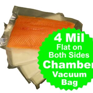 Chamber Bags Pouches 500 Pcs 4 Mil 8" x 12" BPA FREE Food Grade Sous Vide Cooking Commercial Chamber Vacuum Sealer Bag Impulse Clear Storage Flat Pouch