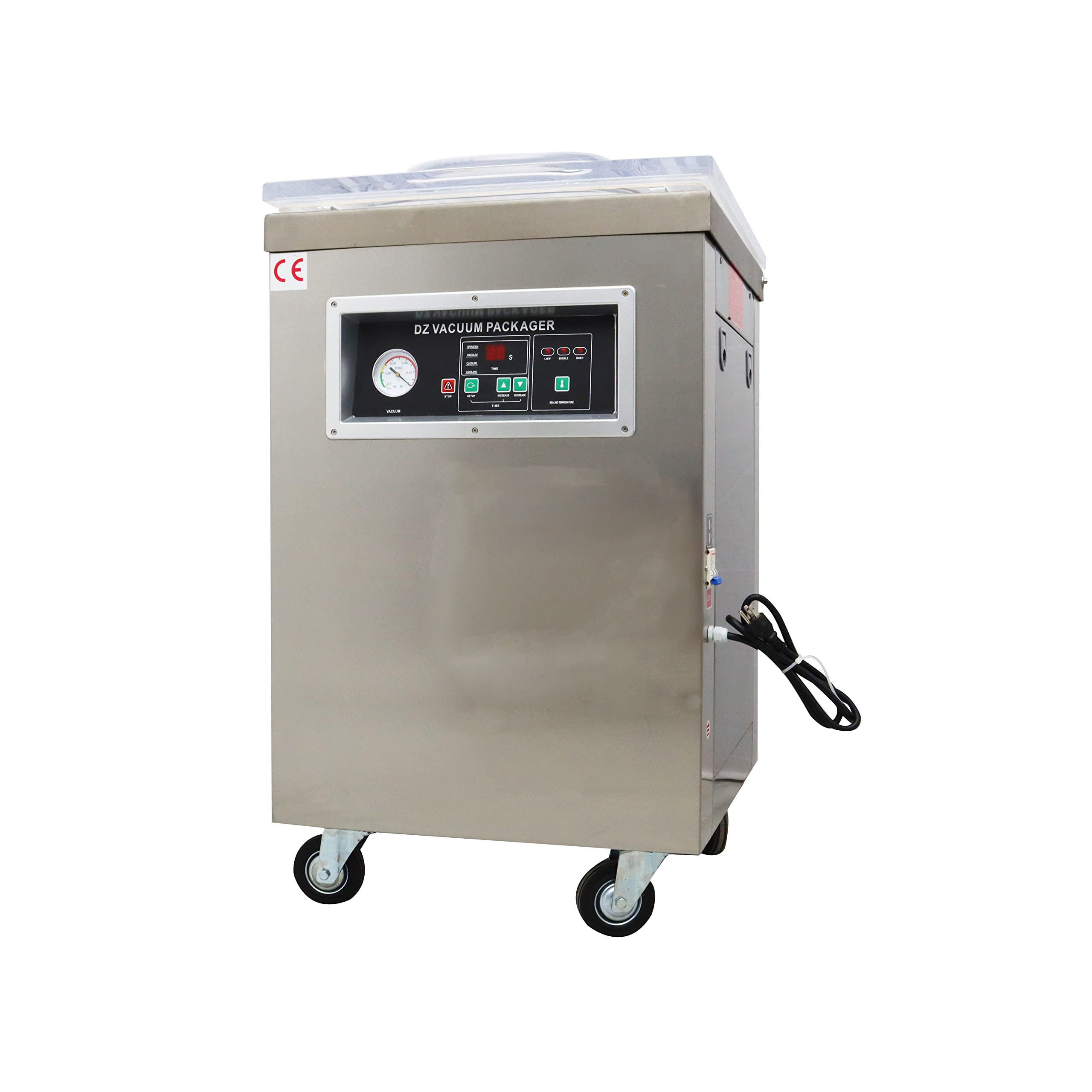 INTBUYING Single Chamber Vacuum Packaging Machine DZ500 Vacuum Seal Machine Stainless Steel Vacuum Sealing Machine Packaging Sealer 20inch Sealing Length 110V