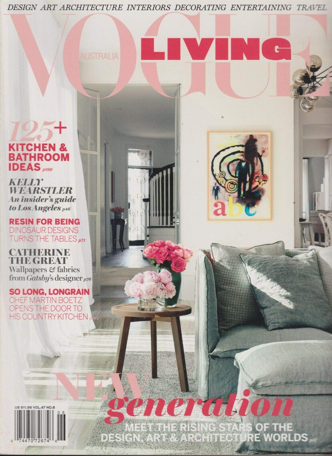 VOGUE LIVING Magazine SEPT/OCT 2013, 125+ KITCHEN & BATHROOM IDEAS.