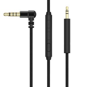 cubilux 3.5mm to 2.5mm headphone cable with mic compatible with bose quietcomfort 45/35/25 noise cancelling 700, sennheiser momentum 4, jbl tune 760/750/720bt/710/700/660/600 live 660/650/500, 4 ft