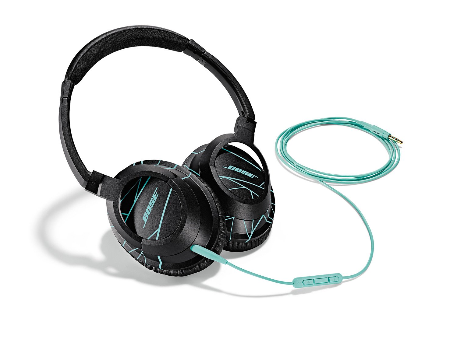 Bose SoundTrue Headphones Around-Ear Style, Black/Mint