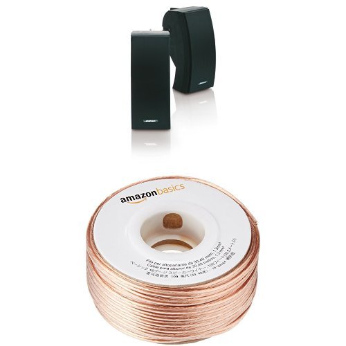 Bose 251 Outdoor Speakers with 100 Feet 16-gauge Speaker Wire