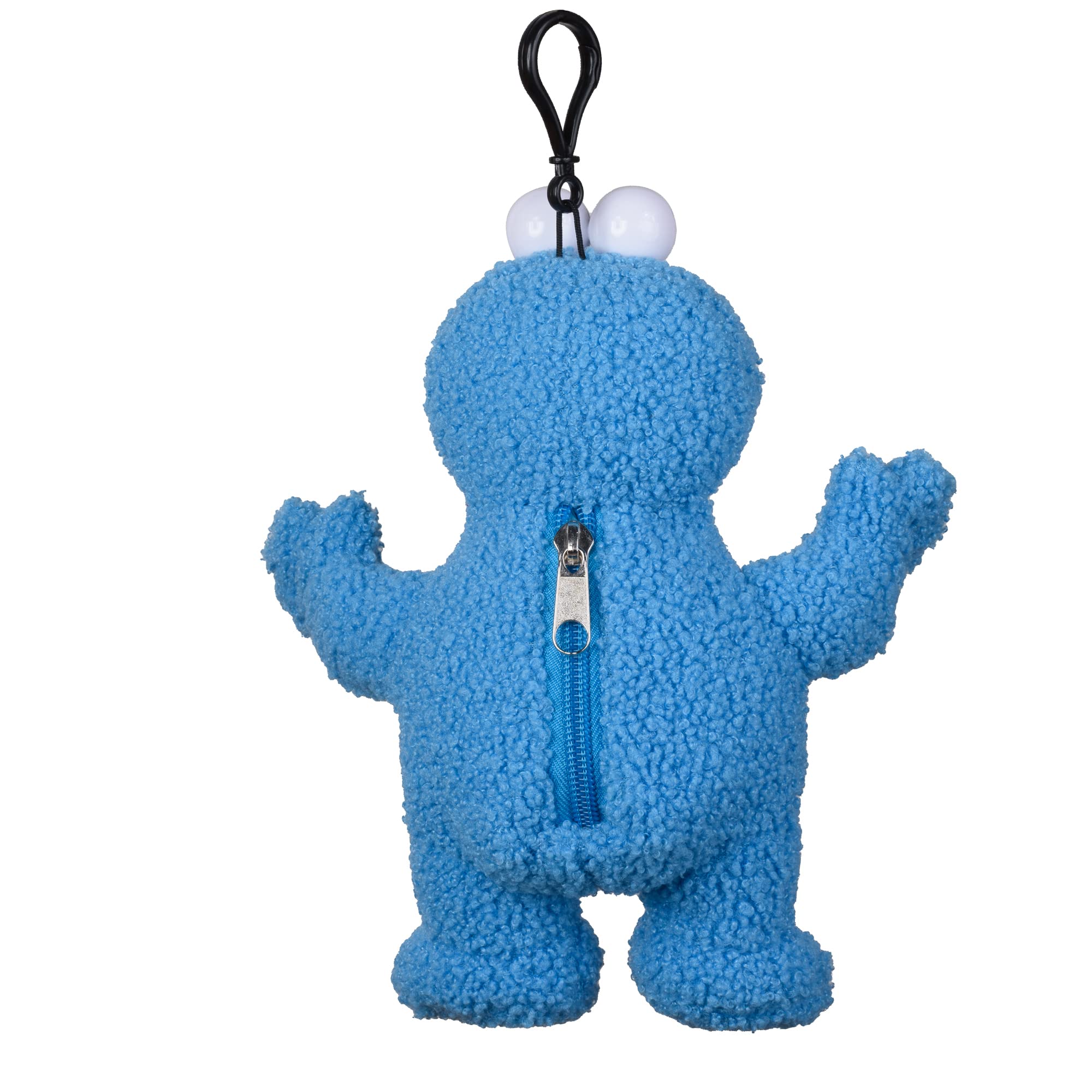 Sesame Street Elmo & Cookie Monster Plush 8" Bag Clip Set,Toys for Kids, Toddler, & Preschoolers, 2 Pc