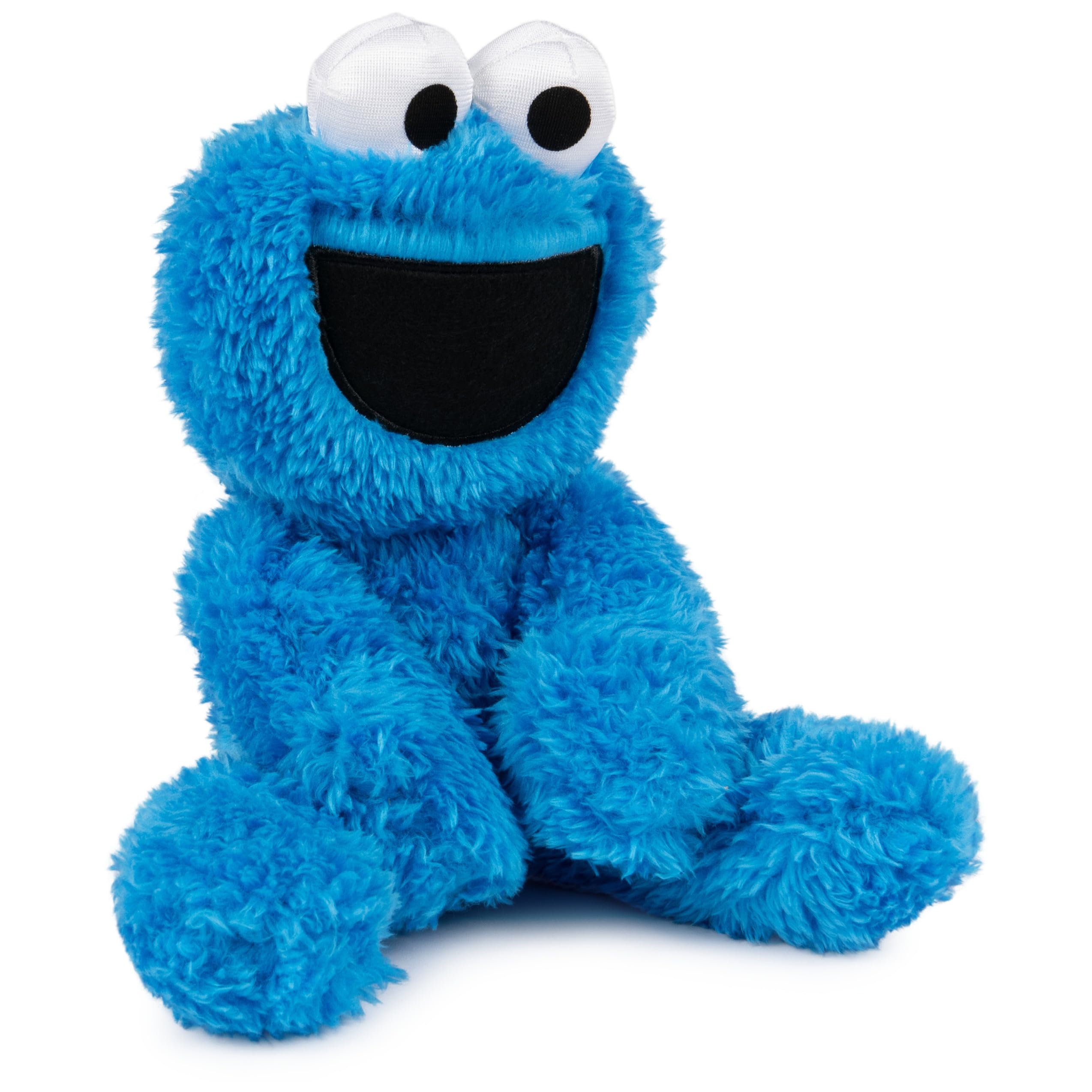 GUND Sesame Street Official Cookie Monster Take Along Buddy 13'' Polyester Plushie Stuffed Kids Toy, For Kids Ages 1 and Up, Blue