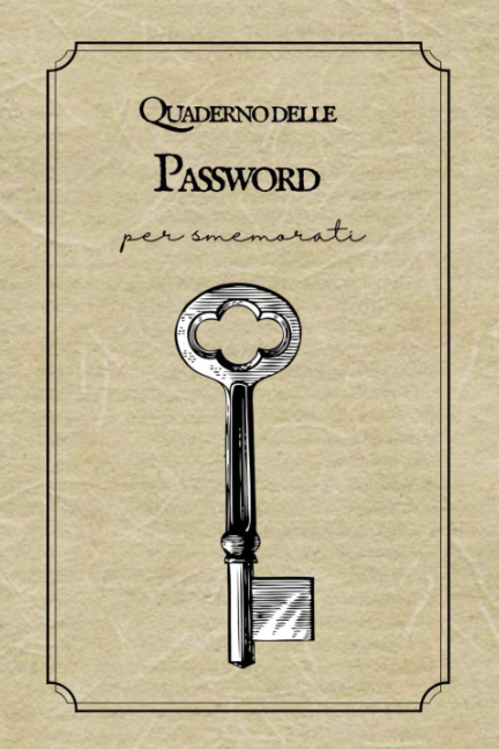 Quaderno delle Password per smemorati: Password Book alfabetizzato piccolo. Conserva tutti i tuoi dati d'accesso in questo libro per le password tascabile, 15x23 cm (Italian Edition)