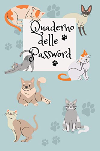 Quaderno delle Password: per smemorati. Password Book alfabetizzato piccolo, conserva i tuoi dati d'accesso in questo libro per password tascabile, 15x23 cm (Italian Edition)