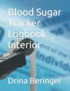 blood sugar tracker logbook interior