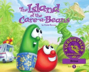 the island of the care-a-beans - veggietales mission possible adventure series #1: personalized for drina (girl)