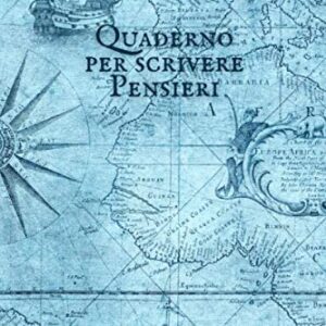 Quaderno per scrivere pensieri: diario da scrivere con pagine a righe, per appunti, ricette, pensieri, formato 6x9 pollici, perfetto per le tue idee regalo originali (Italian Edition)