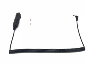 dcpower car coiled power cord compatible replacement for cobra xrs 878, xrs-878, xrs 888, xrs-888 radar detector