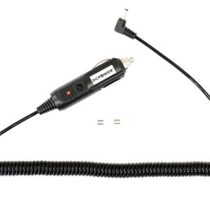 DCPOWER CAR Coiled Power Cord Compatible Replacement for Cobra XRS-979, XRS-969, XRS-R7, XRS-R8 Radar Detector