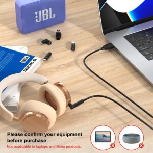 IBERLS USB to DC 5V Power Cable, Universal Charging Cord for Massager,Toy, Vibrator,Toys, Camera MP3 MP4, 5.5 x 2.1mm 2.5mm Type-C etc 10 Connector Plug