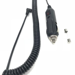 DCPOWER CAR Coiled Power Cord Compatible Replacement for Cobra XRS-9770 PRO, XRS-9670 PRO, XRS-9470, XRS-9370 Radar Detector