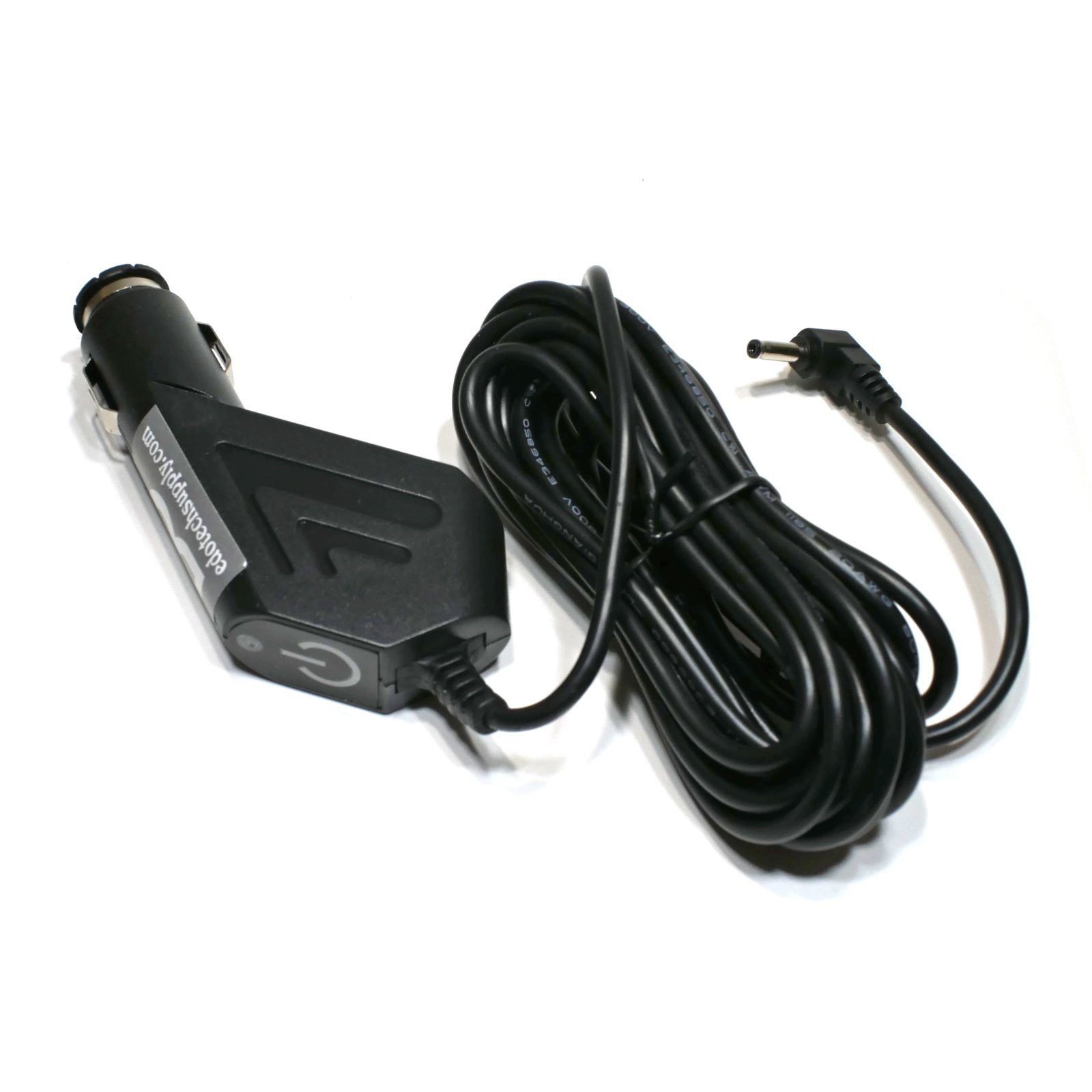 EDO Tech 10 ft Car Charger Power Cable Cord for Cobra CDR 840 Drive & SECURITYMAN Carcam-SD HD DashCam DVR