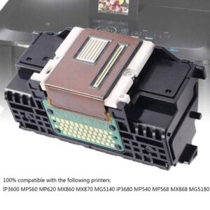 Wolfgray 1 Pack Compatible for Canon QY6-0073 Printhead with Latest Chip Compatible for Canon IP3600 MP560 MP620 MX860 MX870 MG5140 iP3680 MP540 MP568 MX868 MG5180 Printer