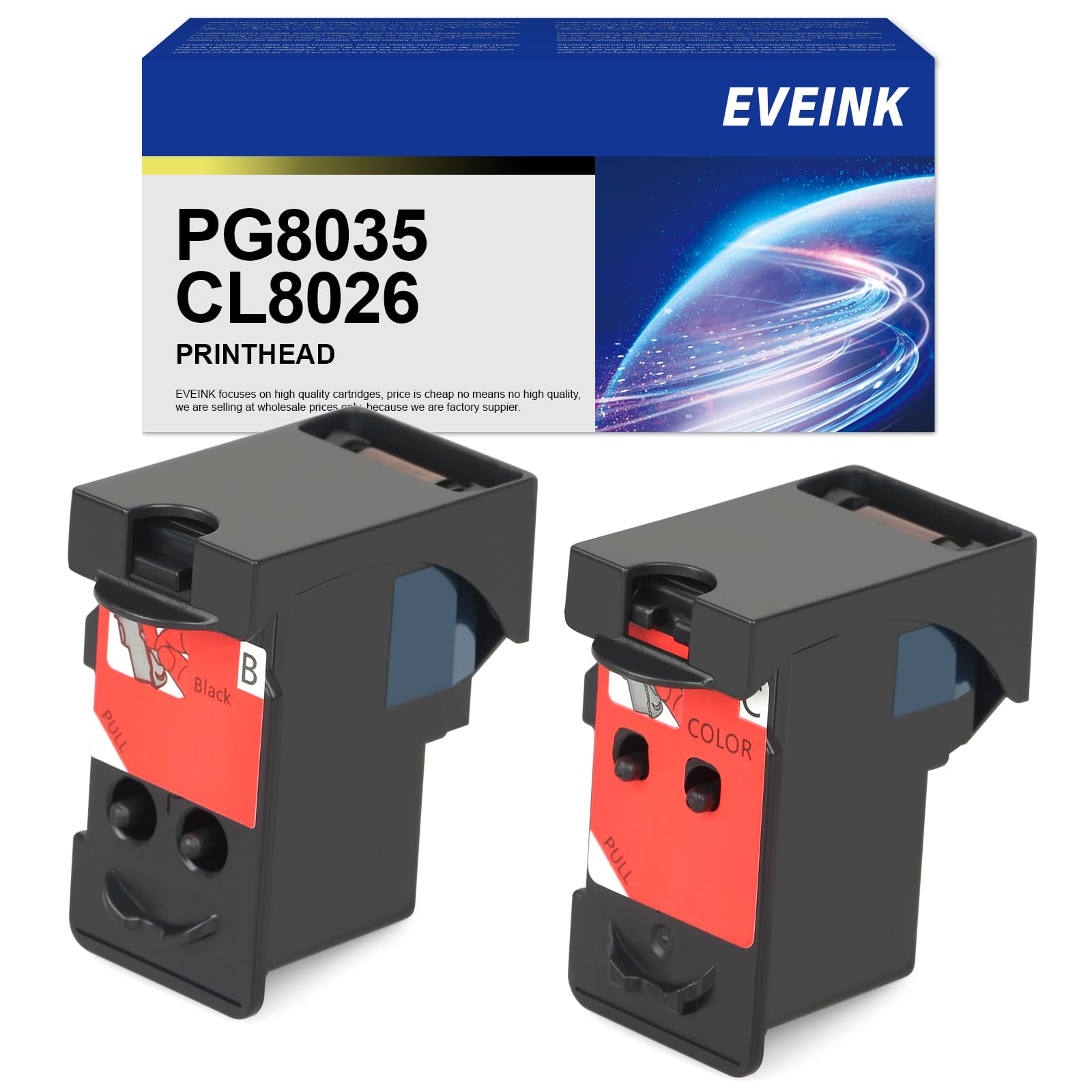 EVEINK BH-20 CH-20 PG8026 CL8035 printhead use for CAN0N PIXMA G7020 6020 5020 3260 2260 MegaTank All-in-One Printer PrinterHead
